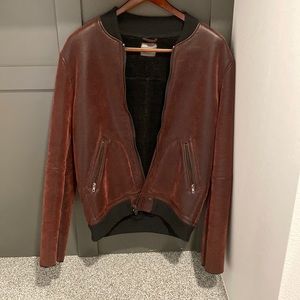 ASOS BRAND: Suede Bomber Jacket Velvet Color